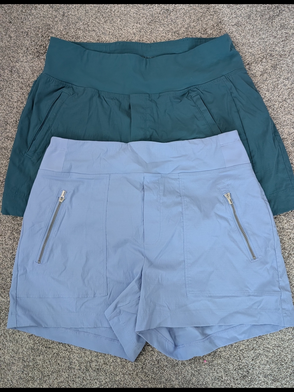 Women’s Performance Shorts - Light Blue & Teal